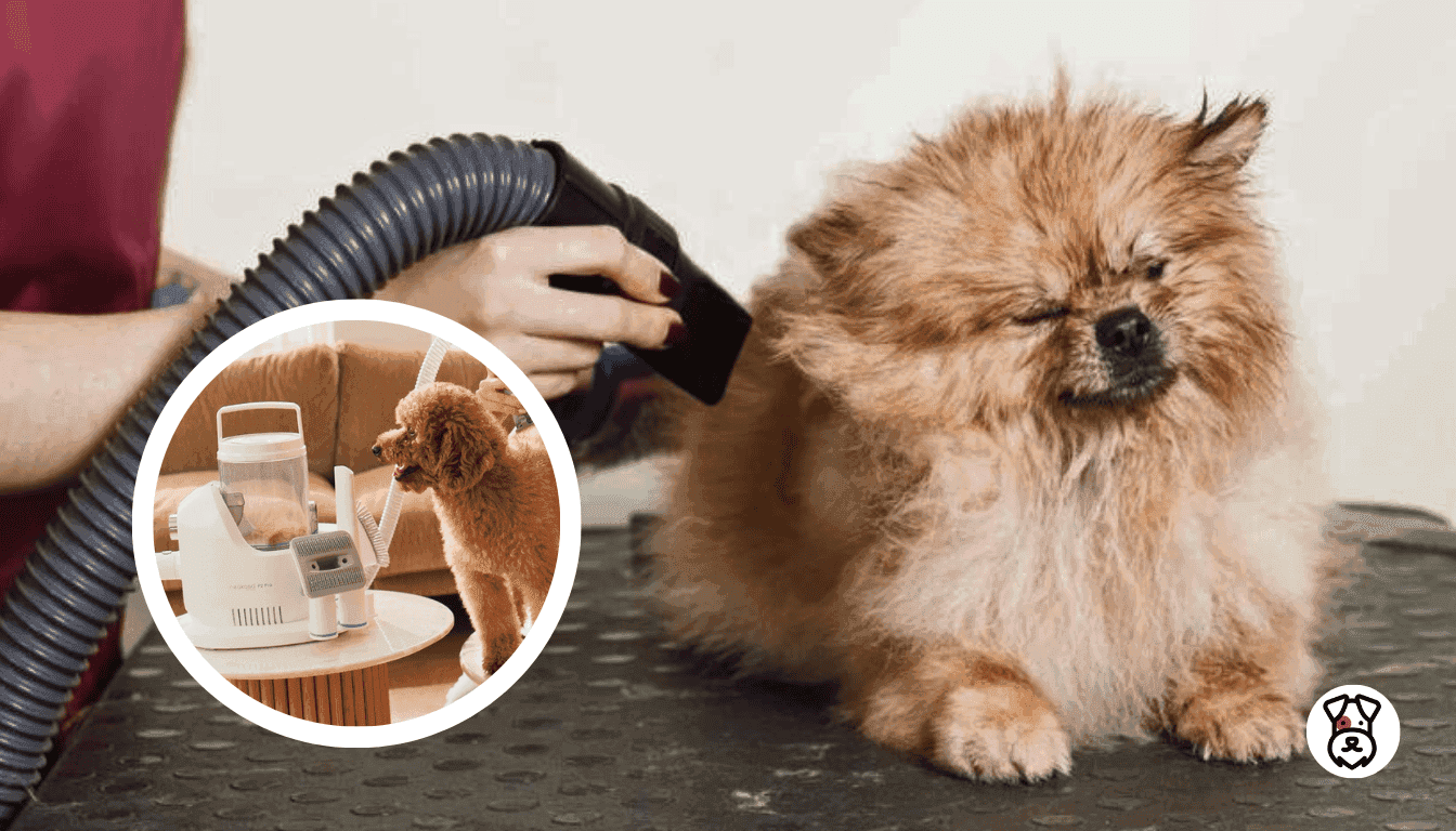 Dog Grooming Kit & Dog Hair Vacuum,15000 Pa